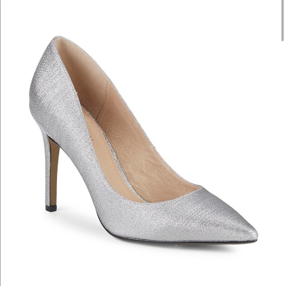 Saks 5th Ave-Renvy Pump Silver